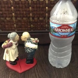 Home Ceramic statue romance elderly couple